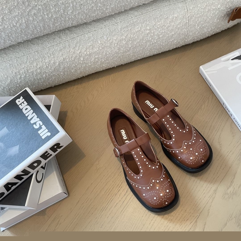 Miu Miu Leather Shoes